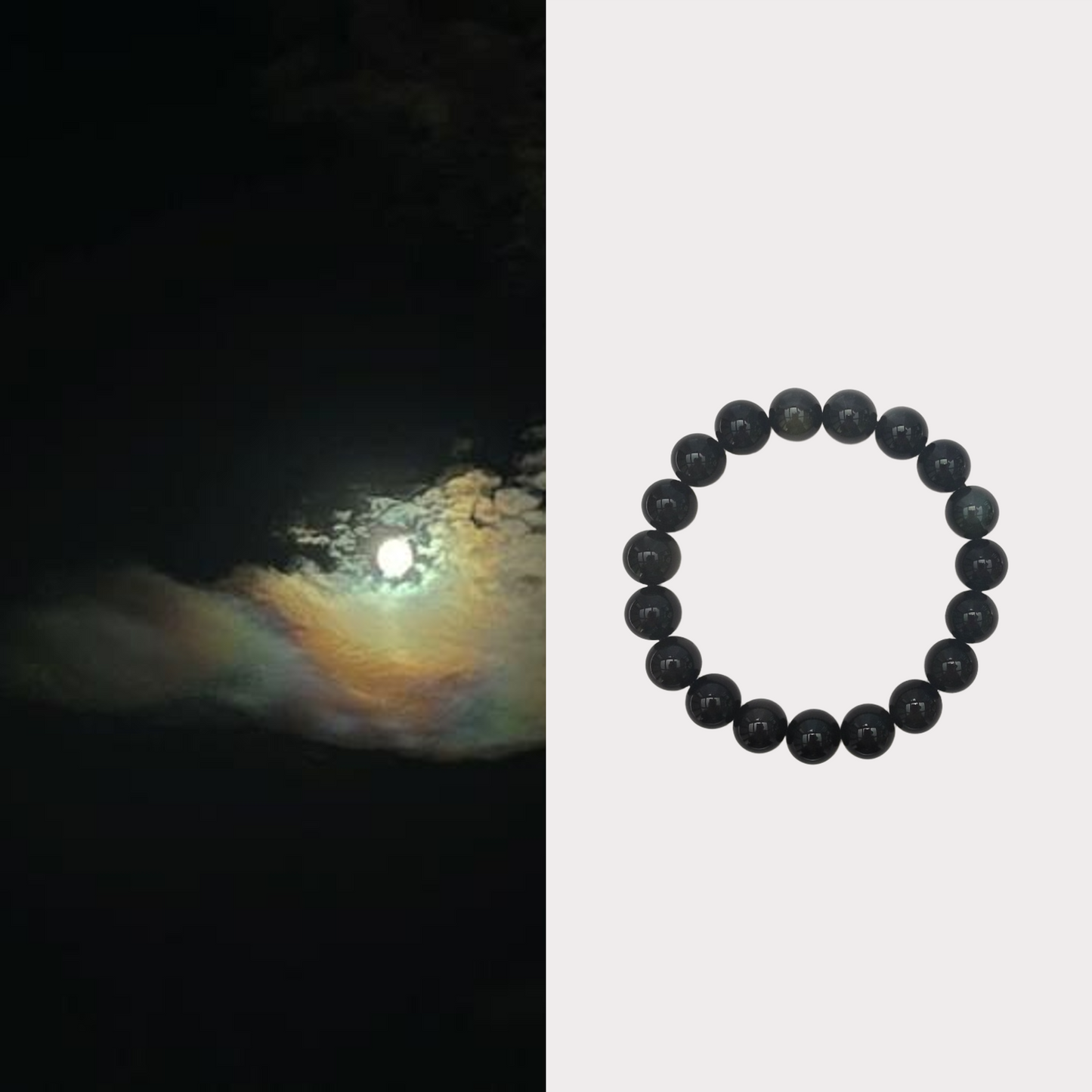 Rainbow Obsidian Bracelet 10mm