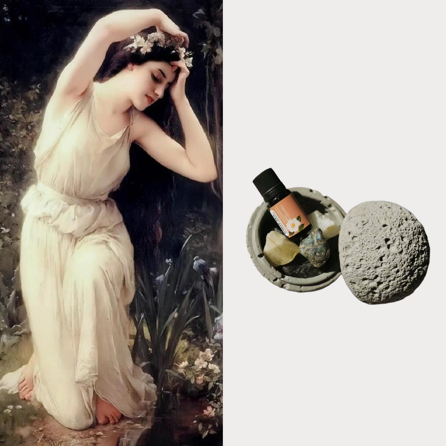 Lunar Volcanic Rock Aromatherapy Set