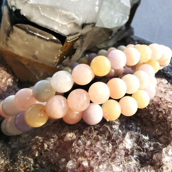 Chalcedony Necklace/Bracelet 4mm Pink