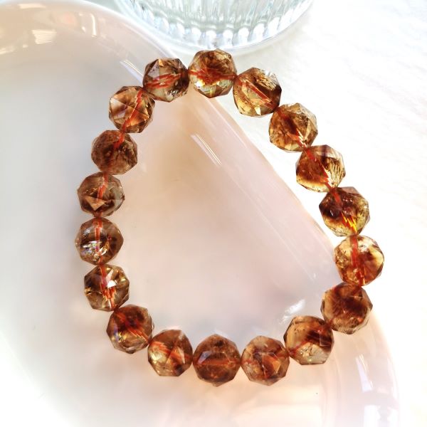 Natural Citrine Bracelet 9mm