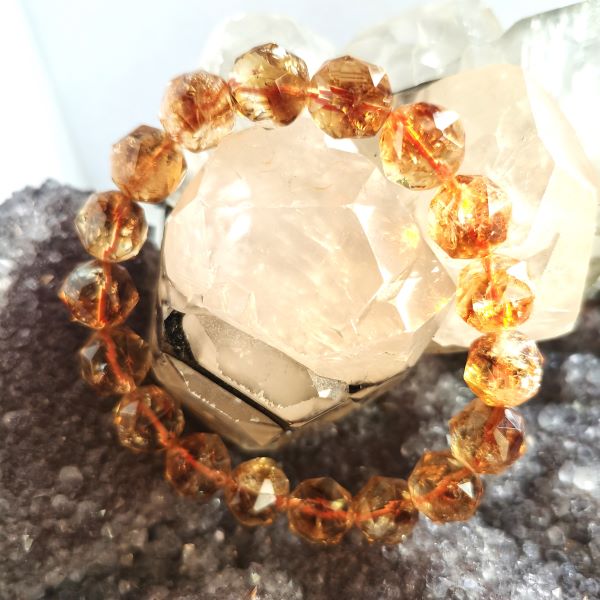 Natural Citrine Bracelet 9mm