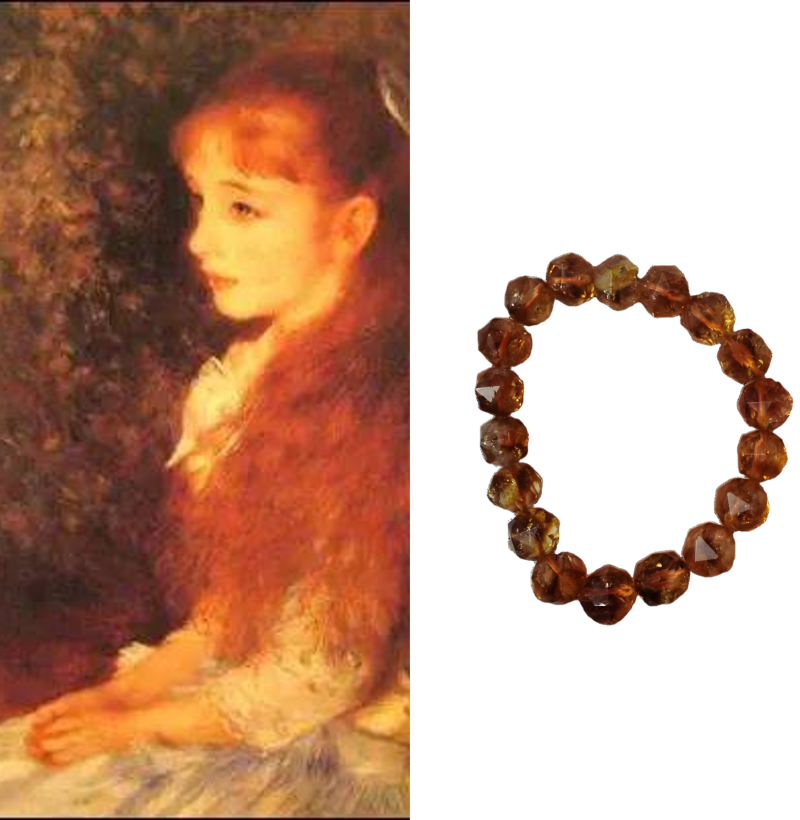 Natural Citrine Bracelet 9mm